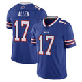 B.Bills #17 Josh Allen Player Royal Vapor Untouchable Limited Edoa Stitched Jerseys