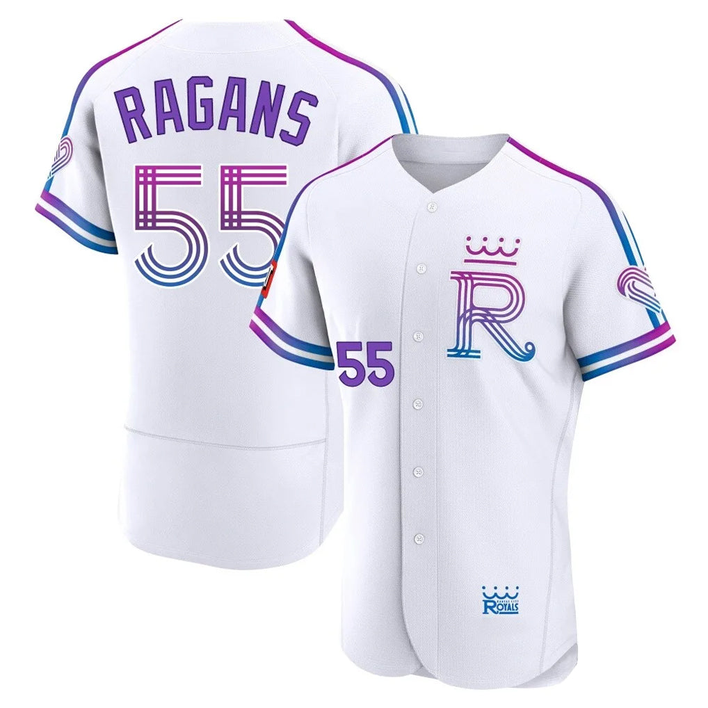 KC.Royals #55 Cole Ragans Player White 2026 City Connect Limited Elite Home Edoa Stitched Jerseys