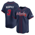 A.Braves #3 Dale Murphy Player Navy 2025 Speedway Classic Home Game Edoa Stitched Jerseys