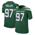 NY.Jets #97 Harrison Phillips Player Green Home Game Edoa Stitched Jerseys