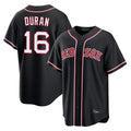 B.Red Sox #16 Jarren Duran Player Black Out Home Game Edoa Stitched Jerseys
