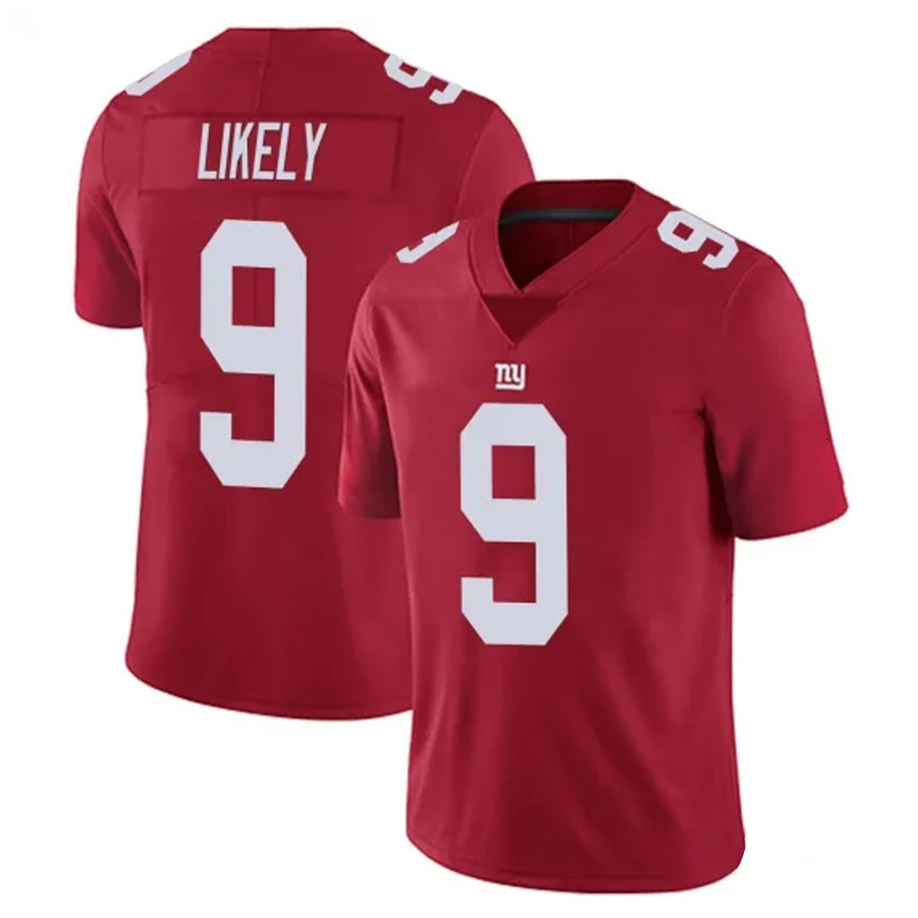 NY.Giants #9 Lsaiah Likely Player Red Limited Vapor Untouchable Home Game Edoa Stitched Jerseys
