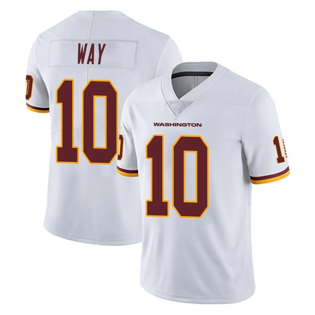 W.Commanders #10 Tress Way Player White Limited Vapor Untouchable Home Game Edoa Stitched Jerseys