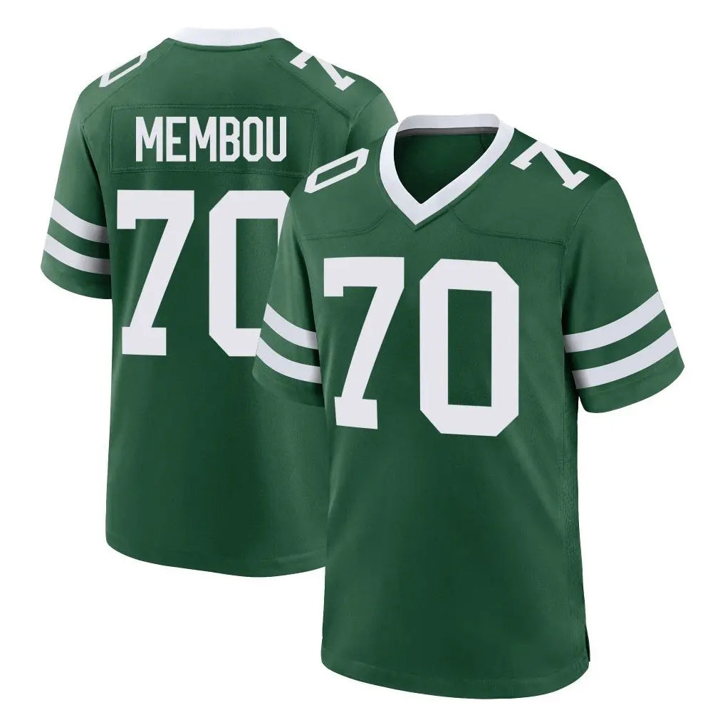 NY.Jets #70 Armand Membou Player Green Legacy Home Game Edoa Stitched Jerseys