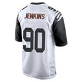 C.Bengals #90 Kris Jenkins Jr Player White Alternate Home Game Edoa Stitched Jerseys