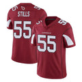 A.Cardinals #55 Dante Stills Player Cardinal Vapor Limited Home Game  Edoa Stitched Jerseys