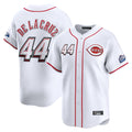 C.Reds #44 Elly De La Cruz Player White Speedway Classic Home Limited Edoa Stitched Jerseys