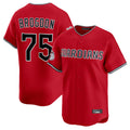 C.Guardians #75 Connor Brogdon Player Red Limited Home Edoa Stitched Jerseys