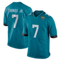 J.Jaguars #7 Brian Thomas Jr. Player Teal Home Game Edoa Stitched Jerseys