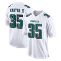 P.Eagles #35 Michael Carter II Player White Tundra Fashion Home Game Edoa Stitched Jerseys