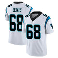 C.Panthers #68 Damien Lewis Player White Vapor Untouchable Limited Game Edoa Stitched Jerseys