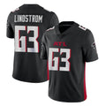 A.Falcons #63 Chris Lindstrom Player Black Vapor Untouchable Limited Home Game Edoa Stitched Jerseys