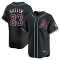 A.Diamondbacks #23 Zac Gallen Player Black Limited Home Game Edoa Stitched Jerseys