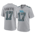 C.Panthers #17 Xavier Legette Player Gray Atmosphere Fashion Game Edoa Stitched Jerseys