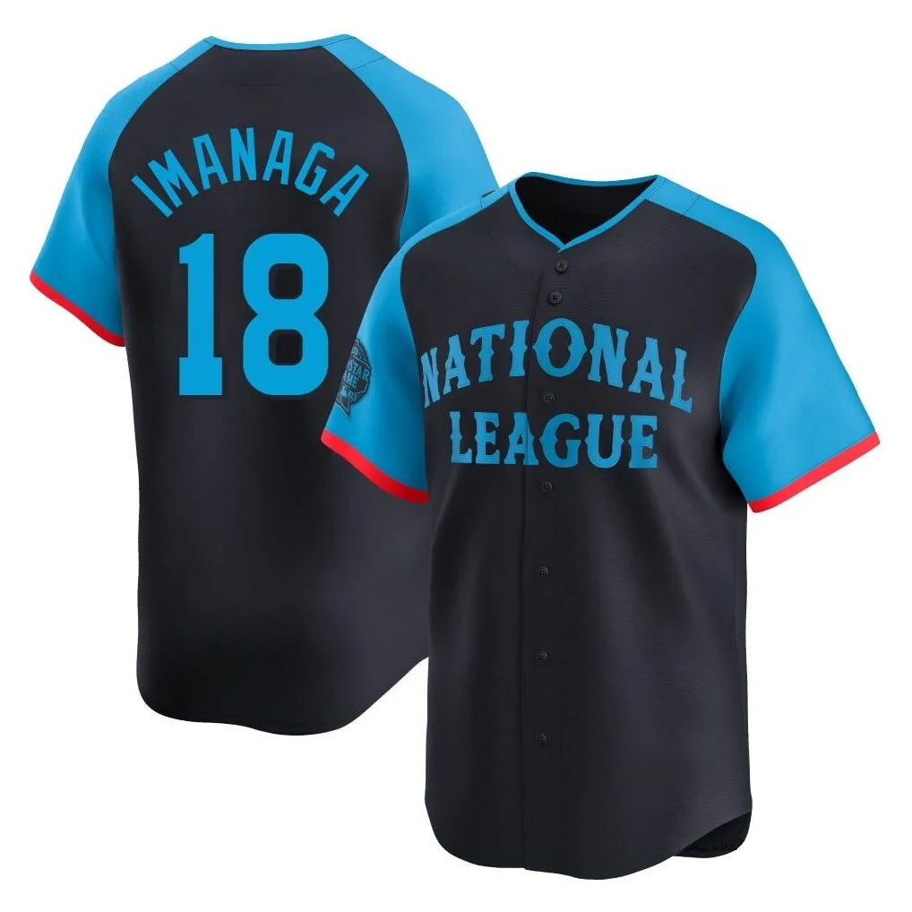 C.Cubs #18 Shota Imanaga Player Navy National League All-Star Limited Home Edoa Stitched Jerseys