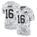 D.Lions #16 Jared Goff Player Arctic Camo Salute To Service Limited Edoa Stitched Jerseys