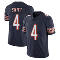 C.Bears #4 D'Andre Swift Player Navy Vapor Untouchable Limited Home Game Edoa Stitched Jerseys