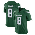 NY.Jets #8 Andre Cisco Player Green Limited Vapor Home Game Edoa Stitched Jerseys