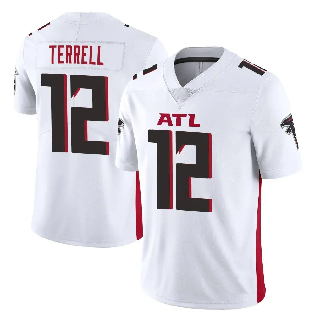 A.Falcons #12 Avieon Terrell Player White Vapor Untouchable Limited Home Game Edoa Stitched Jerseys