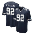 D.Cowboys #92 Quinnen Williams Player Navy Home Game Edoa Stitched Jerseys