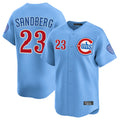 C.Cubs #23 Ryne Sandberg Player Light Blue Limited Home Edoa Stitched Jerseys
