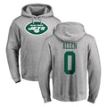 NY.Jets #0 Braelon Allen Player Gray LOGO Pullover Hoodies Limited Game Edoa Stitched Jerseys