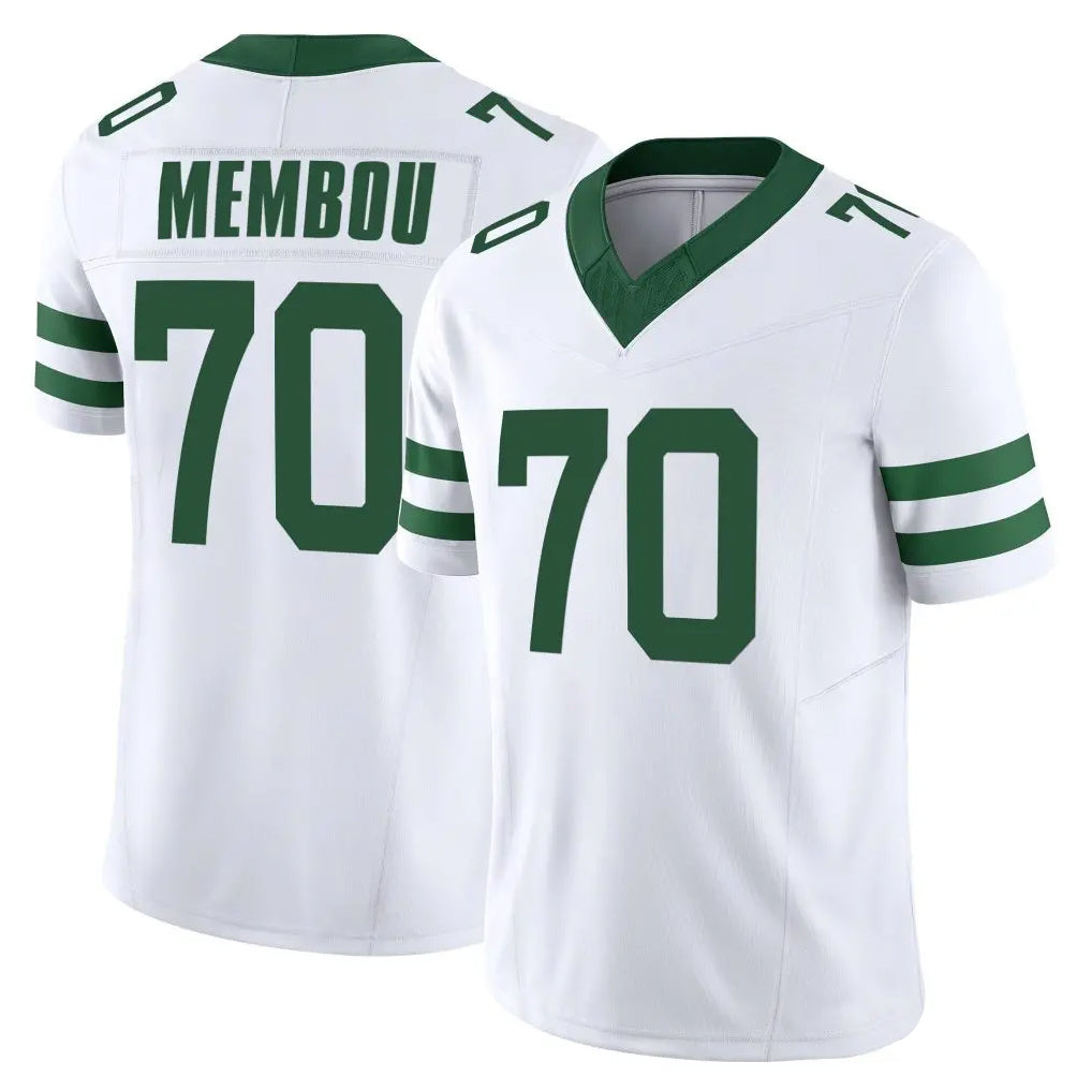 NY.Jets #70 Armand Membou Player White Legacy Limited Vapor F.U.S.E. Home Game Edoa Stitched Jerseys