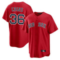B.Red Sox #36 Triston Casas Player Red Home Game Edoa Stitched Jerseys