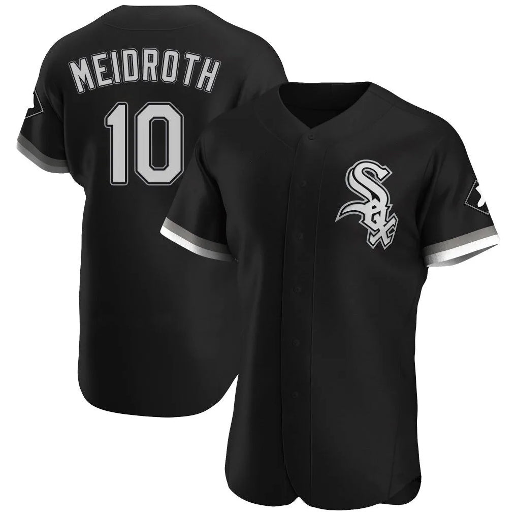 C.White Sox #10 Chase Meidroth Player Black Limited Elite Home Edoa Stitched Jerseys