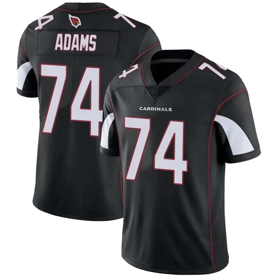 A.Cardinals #74 Isaiah Adams Player Black Vapor Limited Edoa Stitched Jerseys