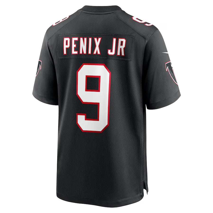 A.Falcons #9 Michael Penix Jr. Player Black Alternate  Game Edoa Stitched Jerseys