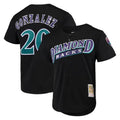 A.Diamondbacks #20 Luis Gonzalez Player Black Mitchell & Ness Throwback Cooperstown Collection Mesh Limited Edoa Stitched Jerseys