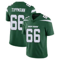 NY.Jets #66 Joe Tippmann Player Green Limited Vapor Home Game Edoa Stitched Jerseys