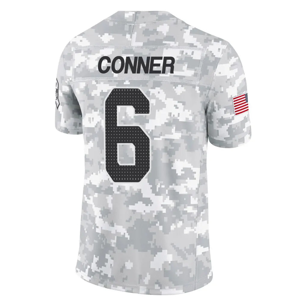 A.Cardinals #6 James Conner Player Camo Salute to Service Limited Home Edoa Stitched Jerseys