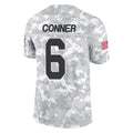 A.Cardinals #6 James Conner Player Camo Salute to Service Limited Home Edoa Stitched Jerseys