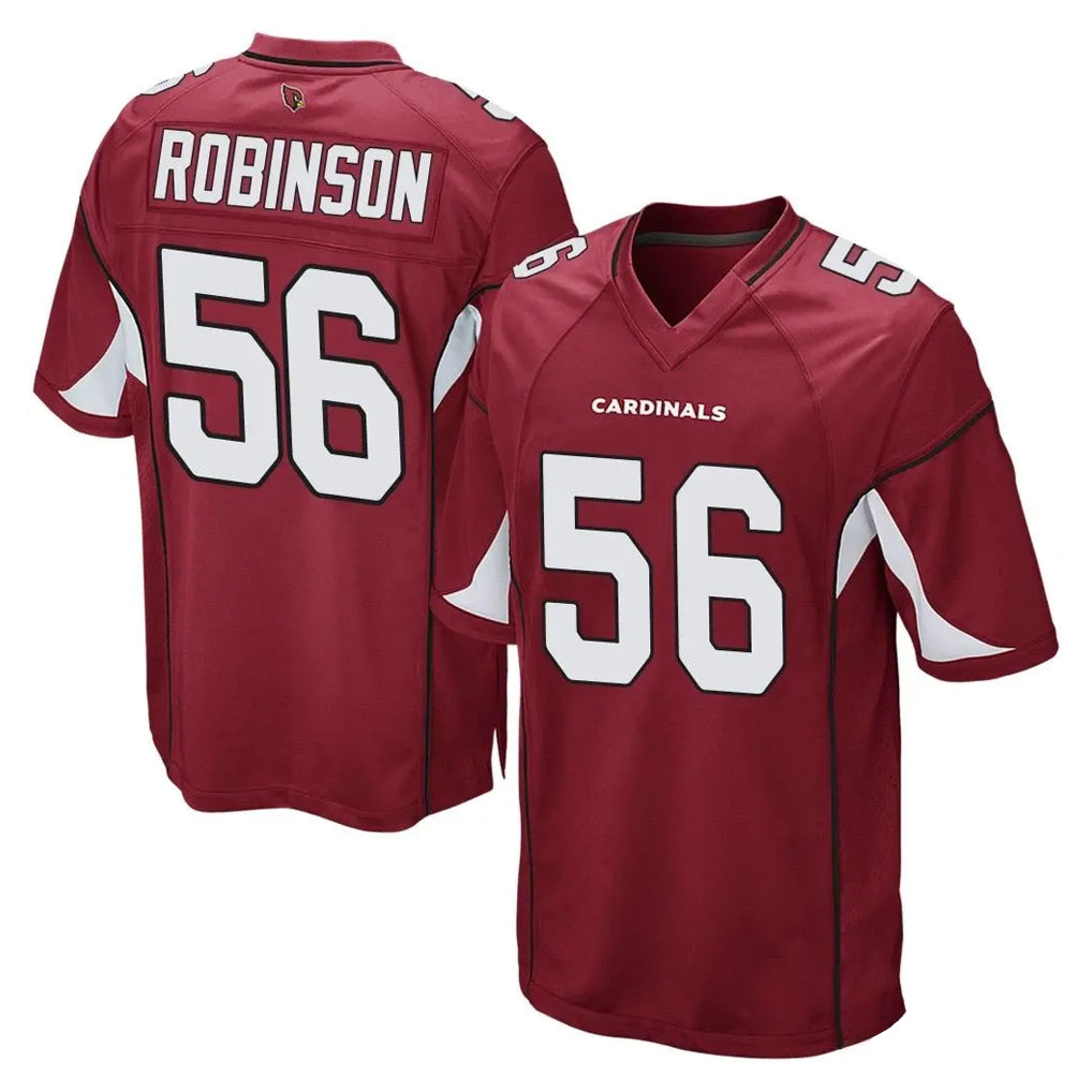 A.Cardinals #56 Darius Robinson Player Cardinal Home Game Edoa Stitched Jerseys