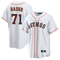 H.Astros #71 Josh Hader Player White Home Game Edoa Stitched Jerseys