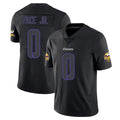 M.Vikings #0 Ivan Pace Jr. Player Black Impact LImited Home Game Edoa Stitched Jerseys