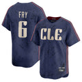 C.Guardians #6 David Fry Player Navy City Connect Limited Home Edoa Stitched Jerseys