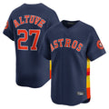H.Astros #27 Jose Altuve Player Navy Home Limited Edoa Stitched Jerseys