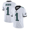 P.Eagles #1 Jalen Hurts Player White Limited Vapor Untouchable Home Game Edoa Stitched Jerseys