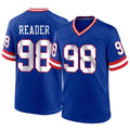 NY.Giants #98 DJ Reader Player Royal Classic Home Game Edoa Stitched Jerseys