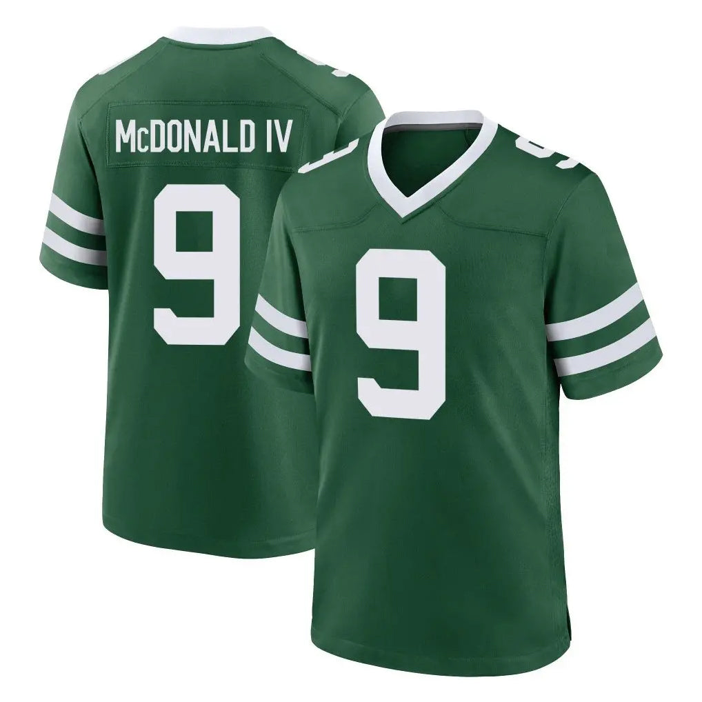 NY.Jets #9 Will McDonald IV Player Green Legacy Home Game Edoa Stitched Jerseys