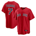 B.Red Sox #7 Masataka Yoshida Player Red Home Game Edoa Stitched Jerseys