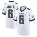 P.Eagles #6 DeVonta Smith Player White Game Home Edoa Stitched Jerseys