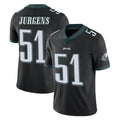 P.Eagles #51 Cam Jurgens Player Black Limited Vapor Untouchable Home Game Edoa Stitched Jerseys