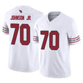 A.Cardinals #70 Paris Johnson Jr. Player White Vapor F.U.S.E. Limited Home Game Edoa Stitched Jerseys