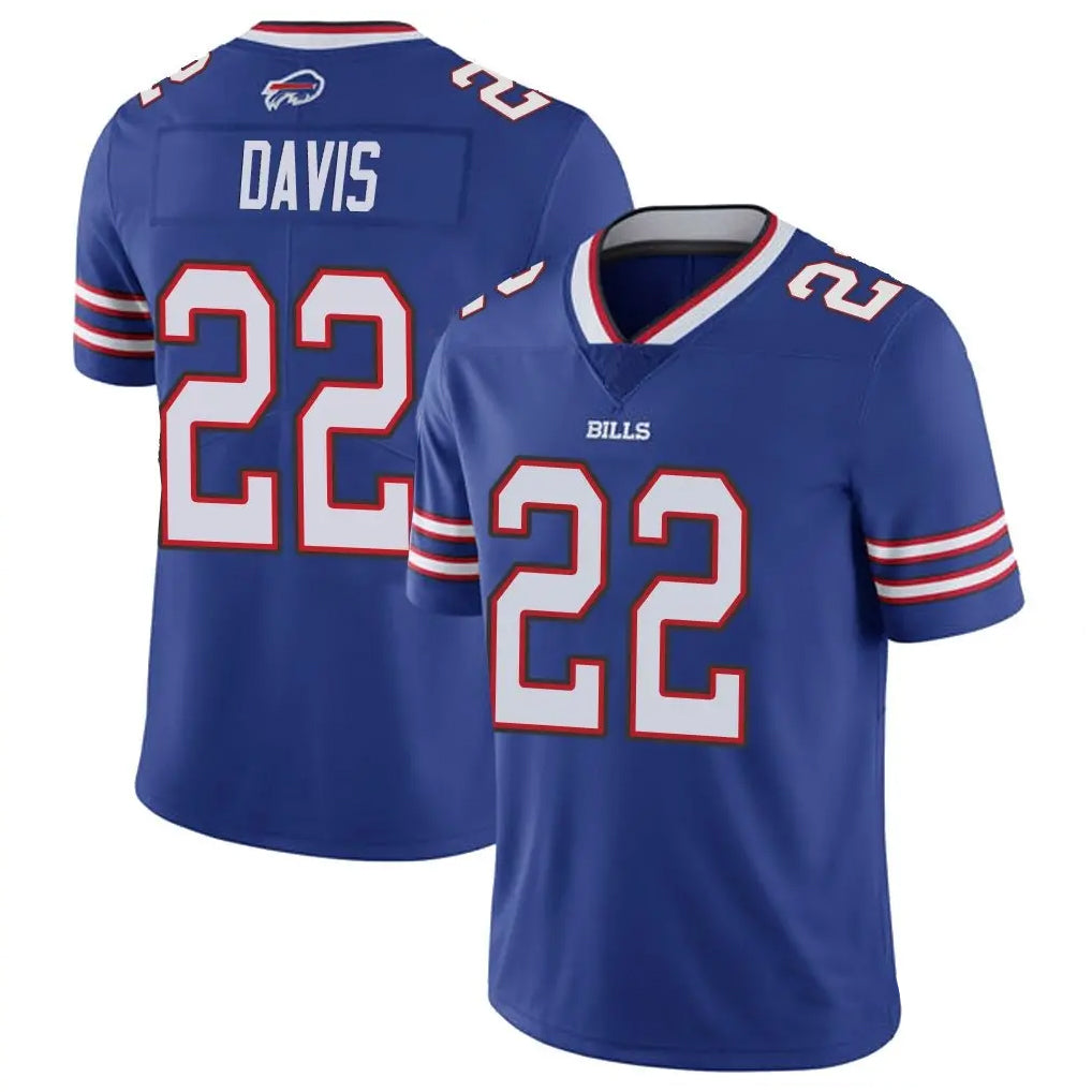 B.Bills #22 Ray Davis Player Royal Vapor Limited Edoa Stitched Jerseys