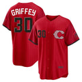 C.Reds #30 Ken Griffey Player Red 2026 City Connect Home Game Edoa Stitched Jerseys