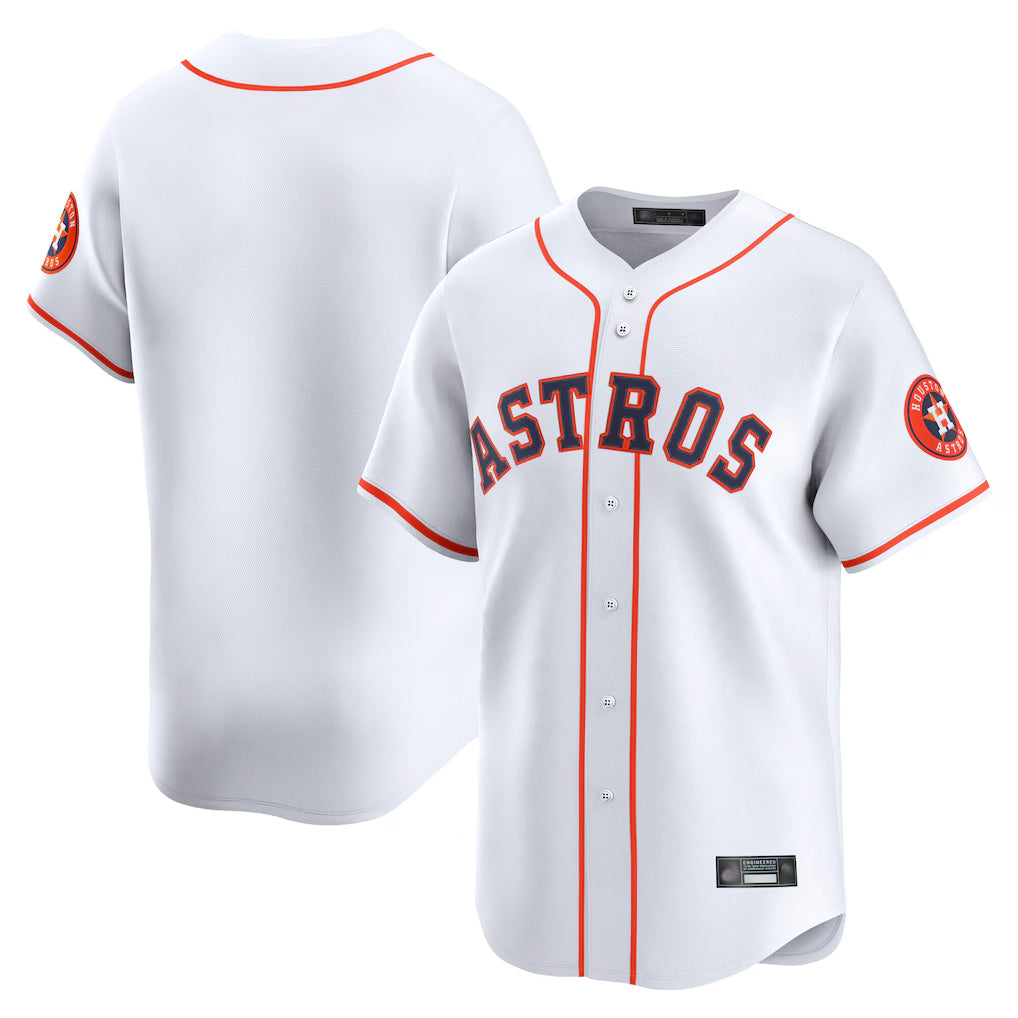H.Astros ## Astros Blank Player White Home Limited Edoa Stitched Jerseys